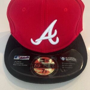 New Era Red and Black Cap